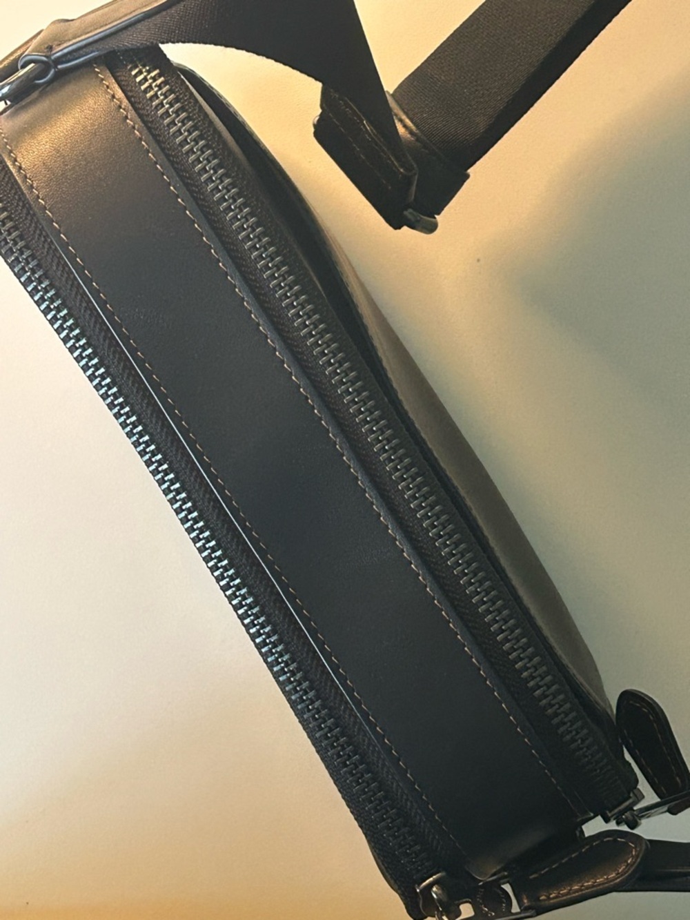 COACH Black Leather Crossbody Bag - Picture 4 of 8